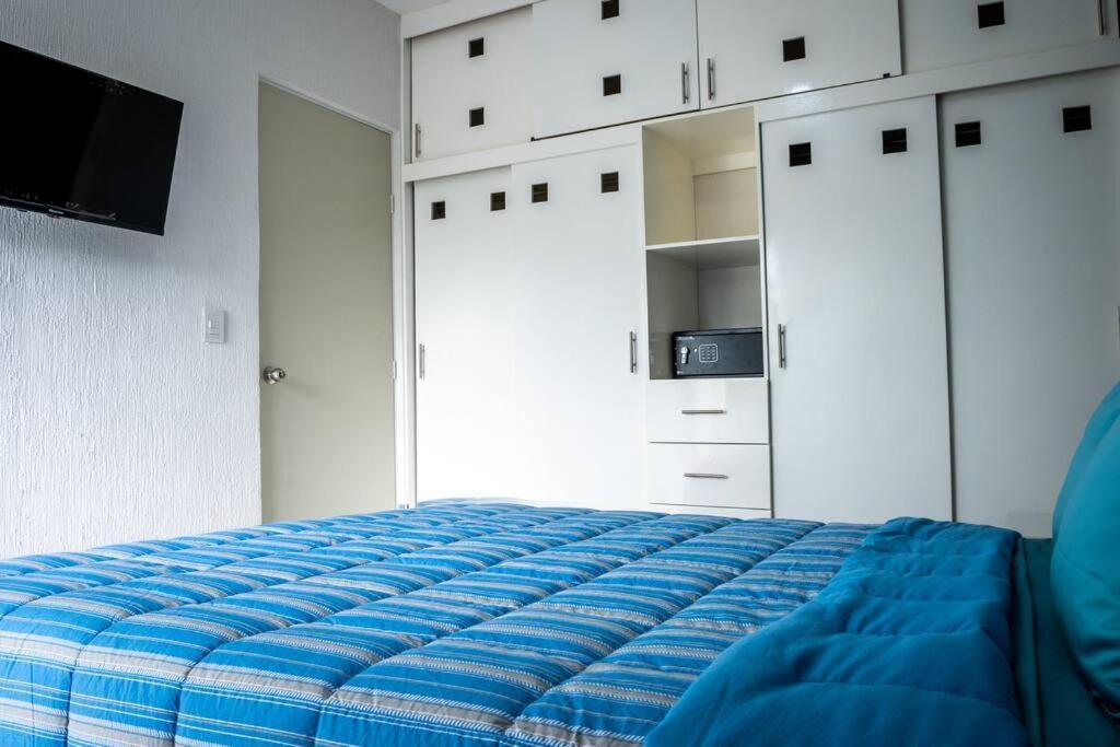 Depto 2 Rec. con vista a la piscina en C. Privada Apartamento Playa del Carmen Exterior foto
